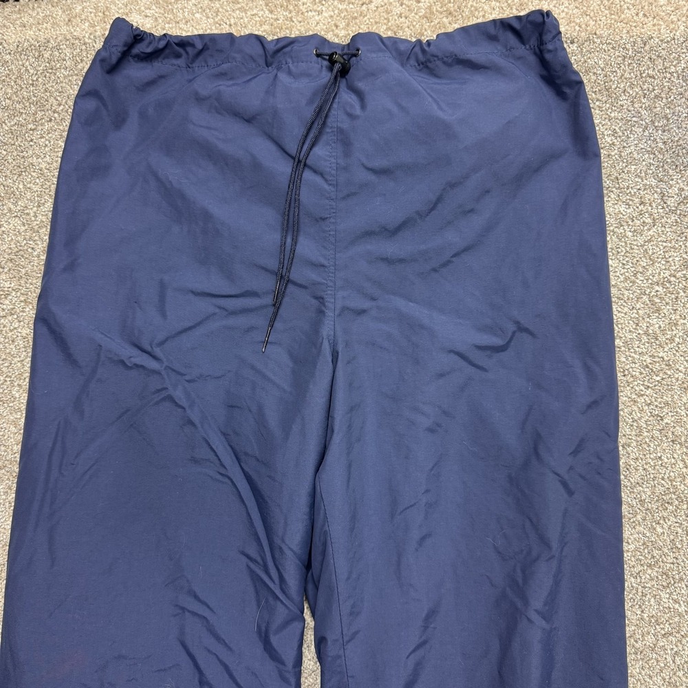 10X Rain Pants Mens Large Blue Nylon Elastic Waist Lined Zip Pocket ULTRX